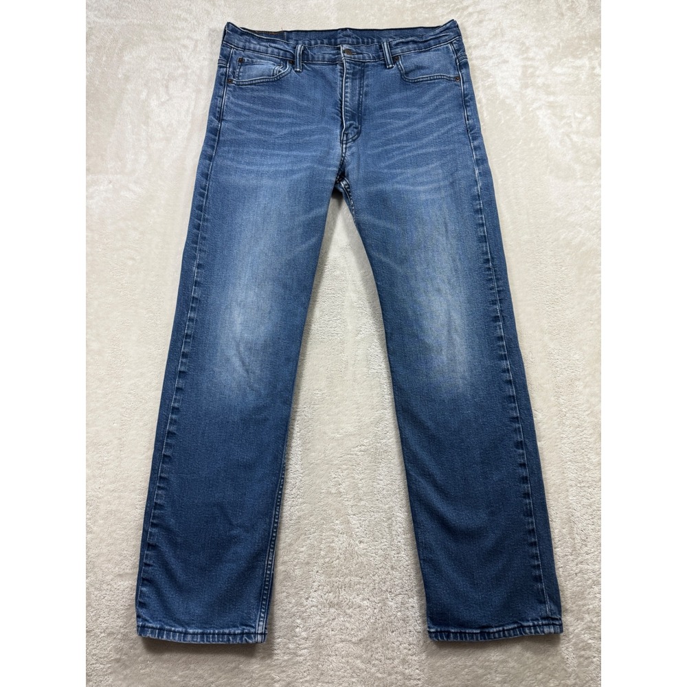 Levi's Mens 569 Loose Straight Stretch Blue Denim Jeans 34x34 Meas: 35x31.5